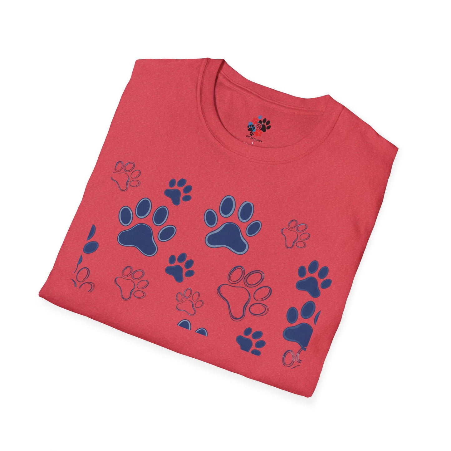 Blue Paw Print T-Shirt