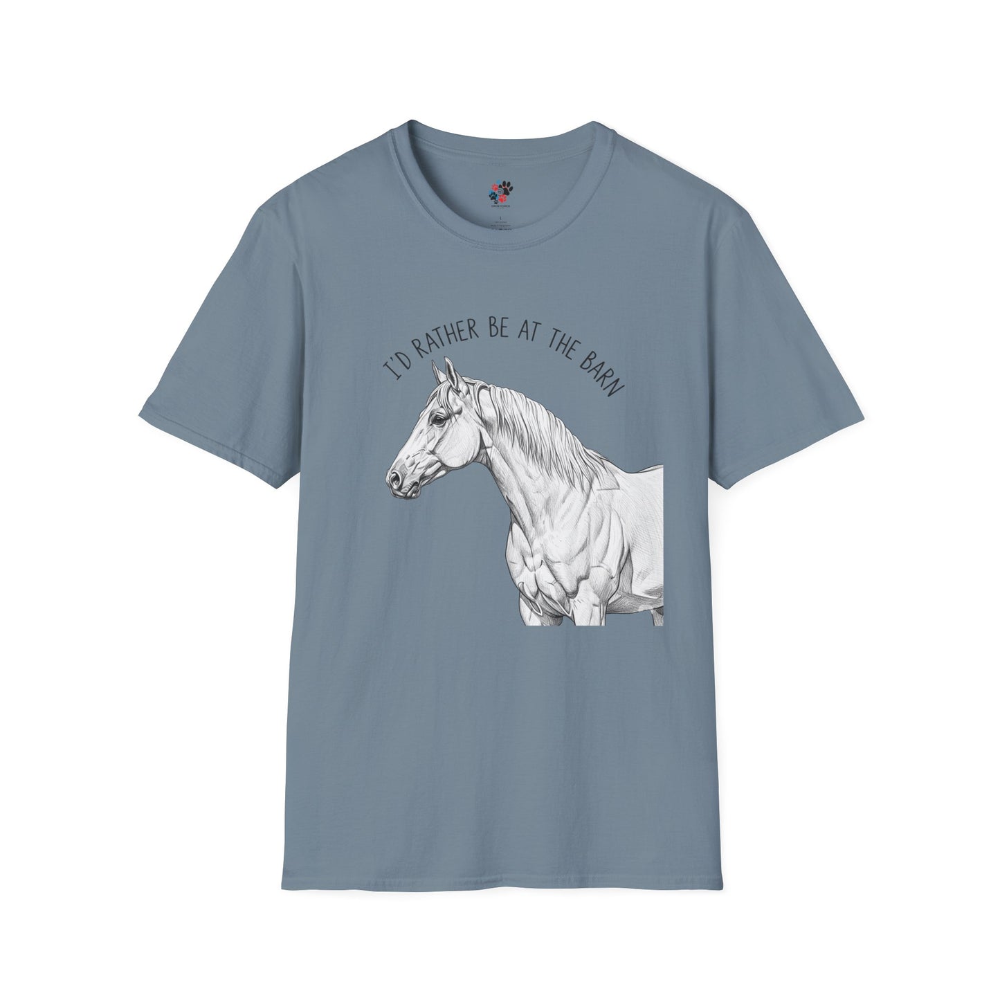 I'd Rather Be At The Barn Tee