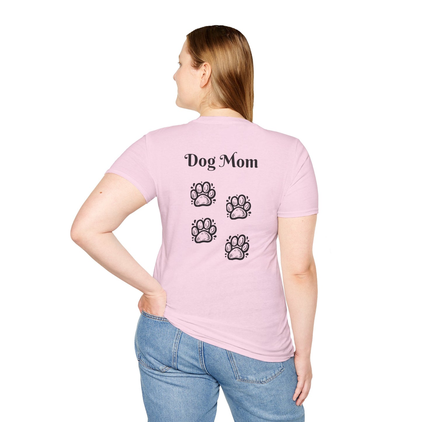 Dog Mom Front and Back print