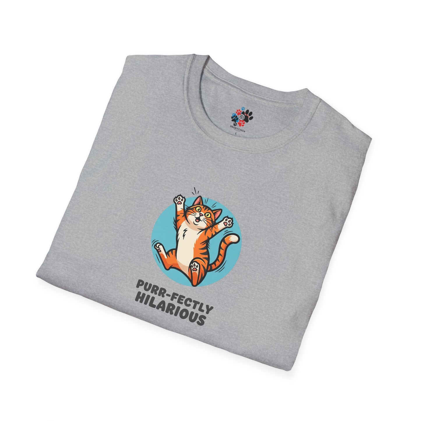 Purr-fectly Hilarious Cat T-Shirt